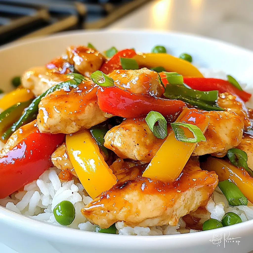 Sweet Chili Chicken Stir Fry Flavorful Dinner Delight