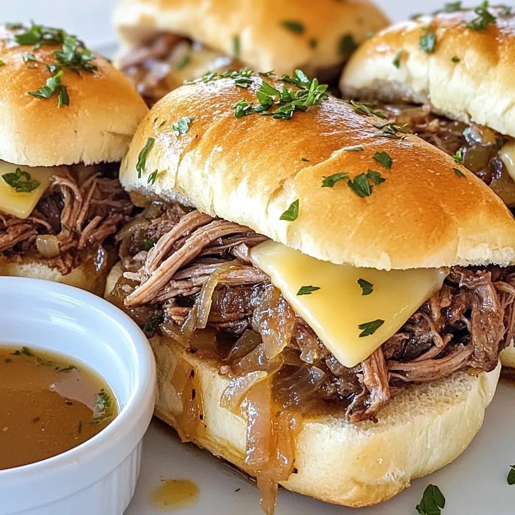 Crockpot French Dip Sandwiches Easy and Flavorful Meal