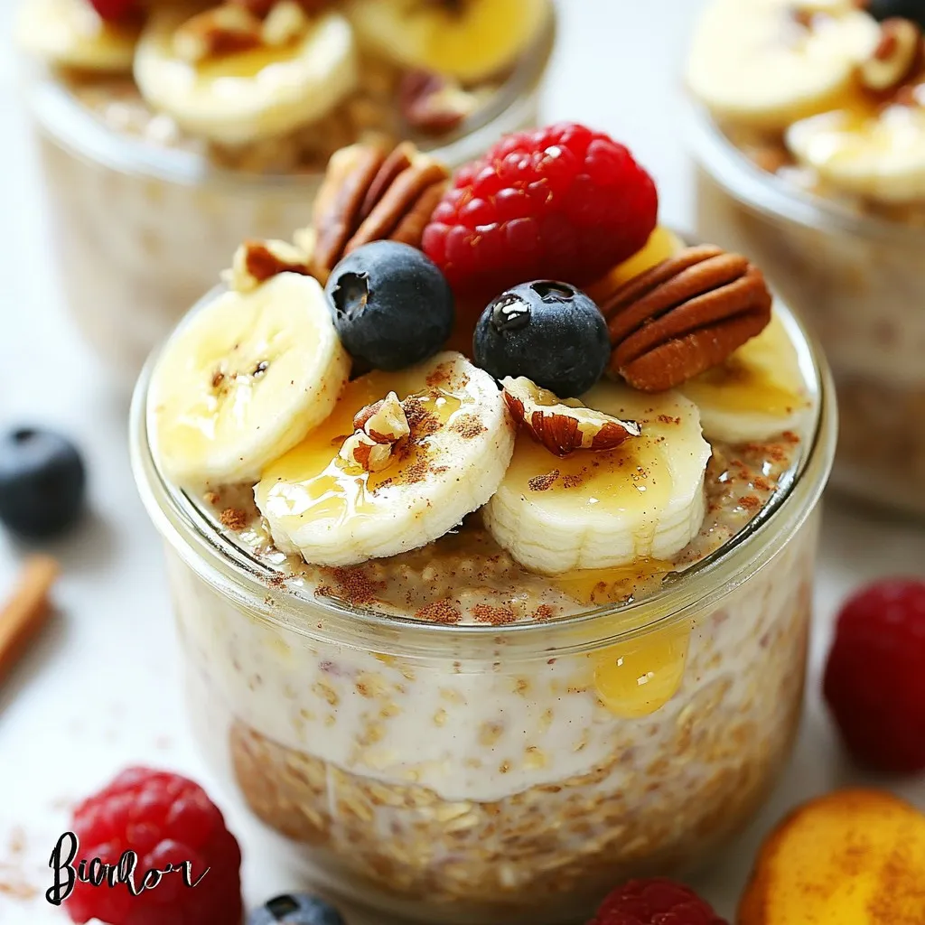 Maple Pecan Overnight Oats Easy and Creamy Recipe