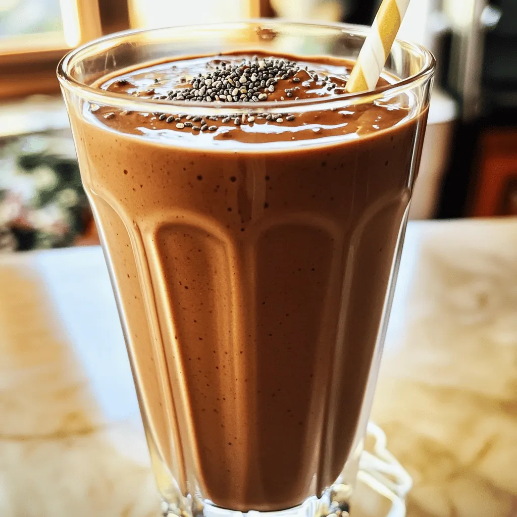 Delicious Chocolate Peanut Butter Smoothie Recipe