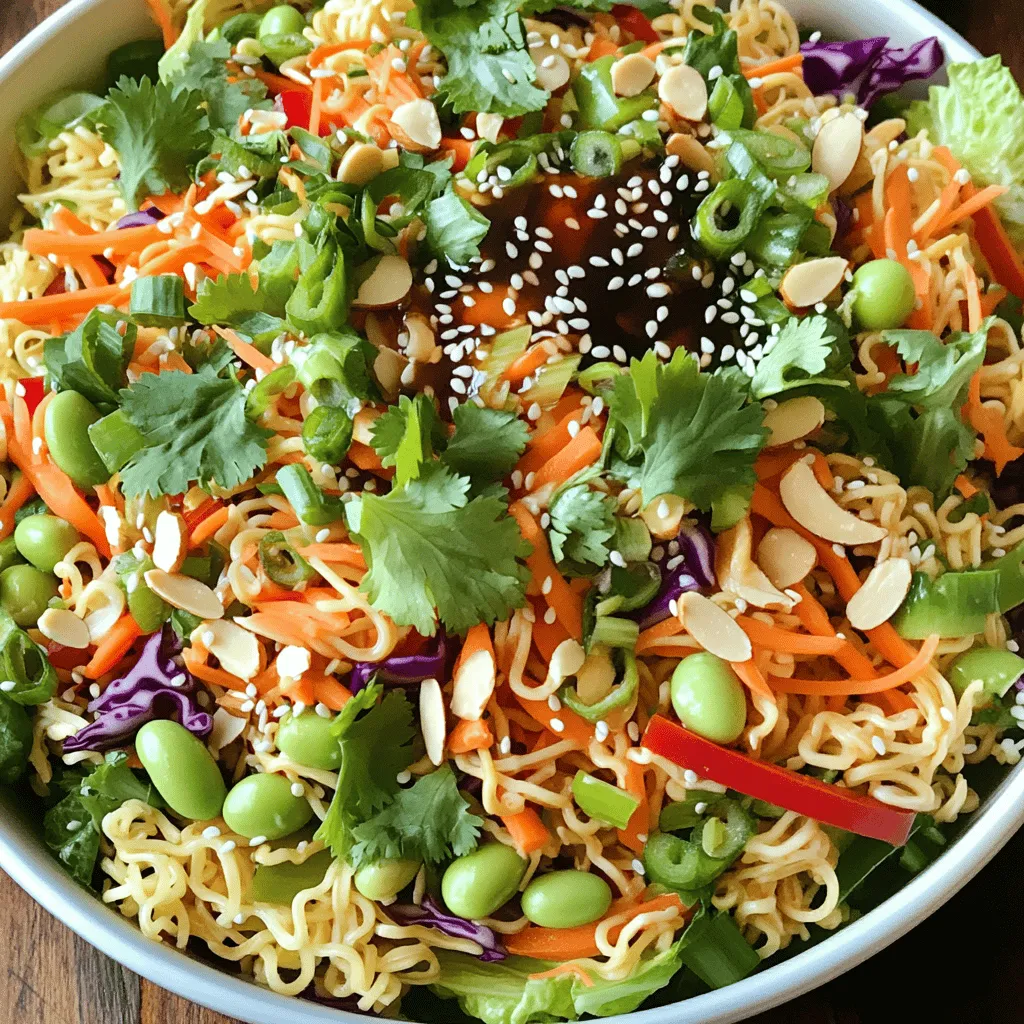 Crunchy Asian Ramen Salad Flavorful and Fresh Dish