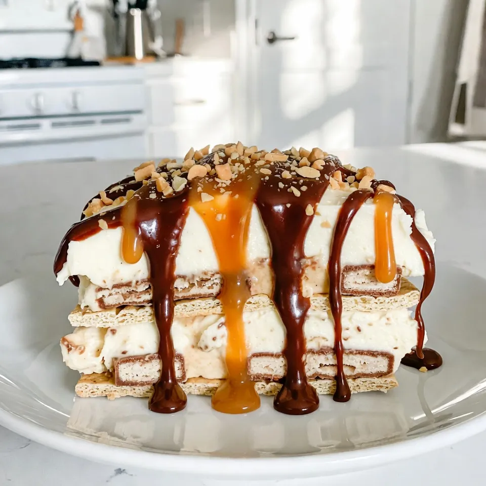 Snickers Icebox Cake Delightfully Simple Dessert Recipe