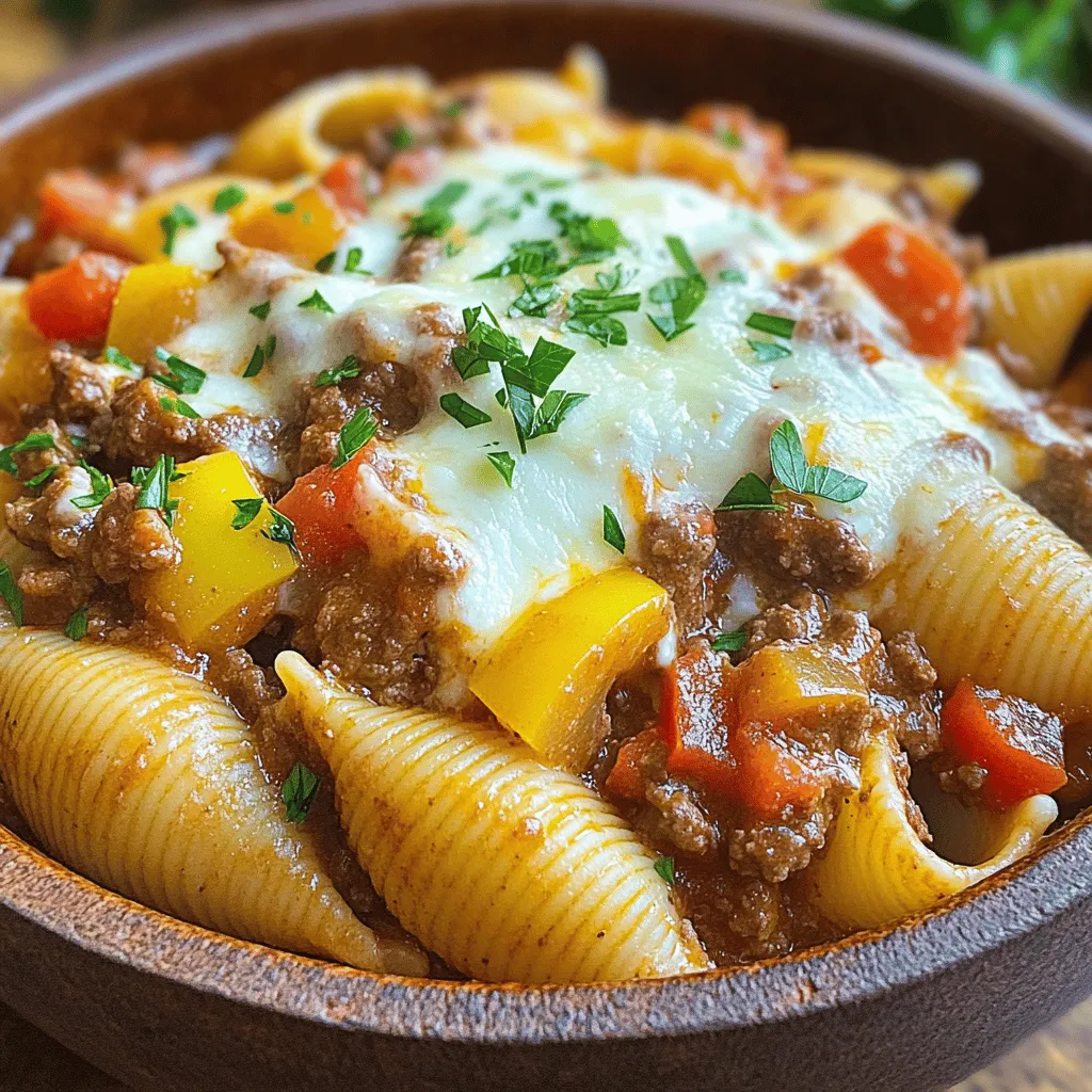 Savory Beef &#038; Shell Pasta Bliss Hearty Dinner Delight