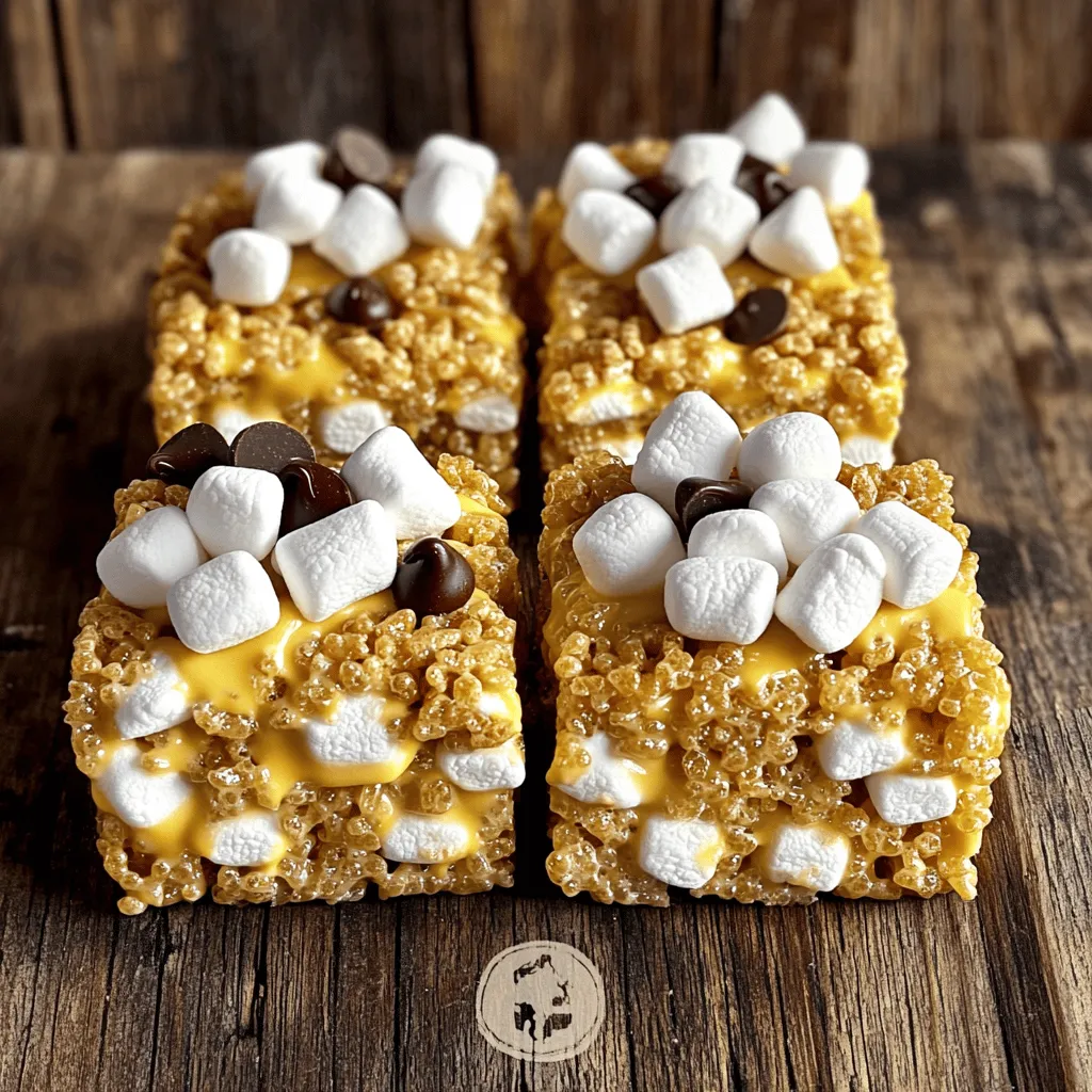 S&#8217;mores Rice Krispie Treats Tasty and Simple Treat