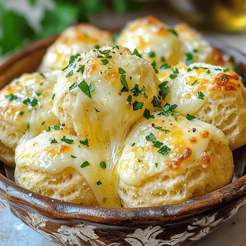 Pillsbury Biscuit Garlic Butter Cheese Bombs Delight