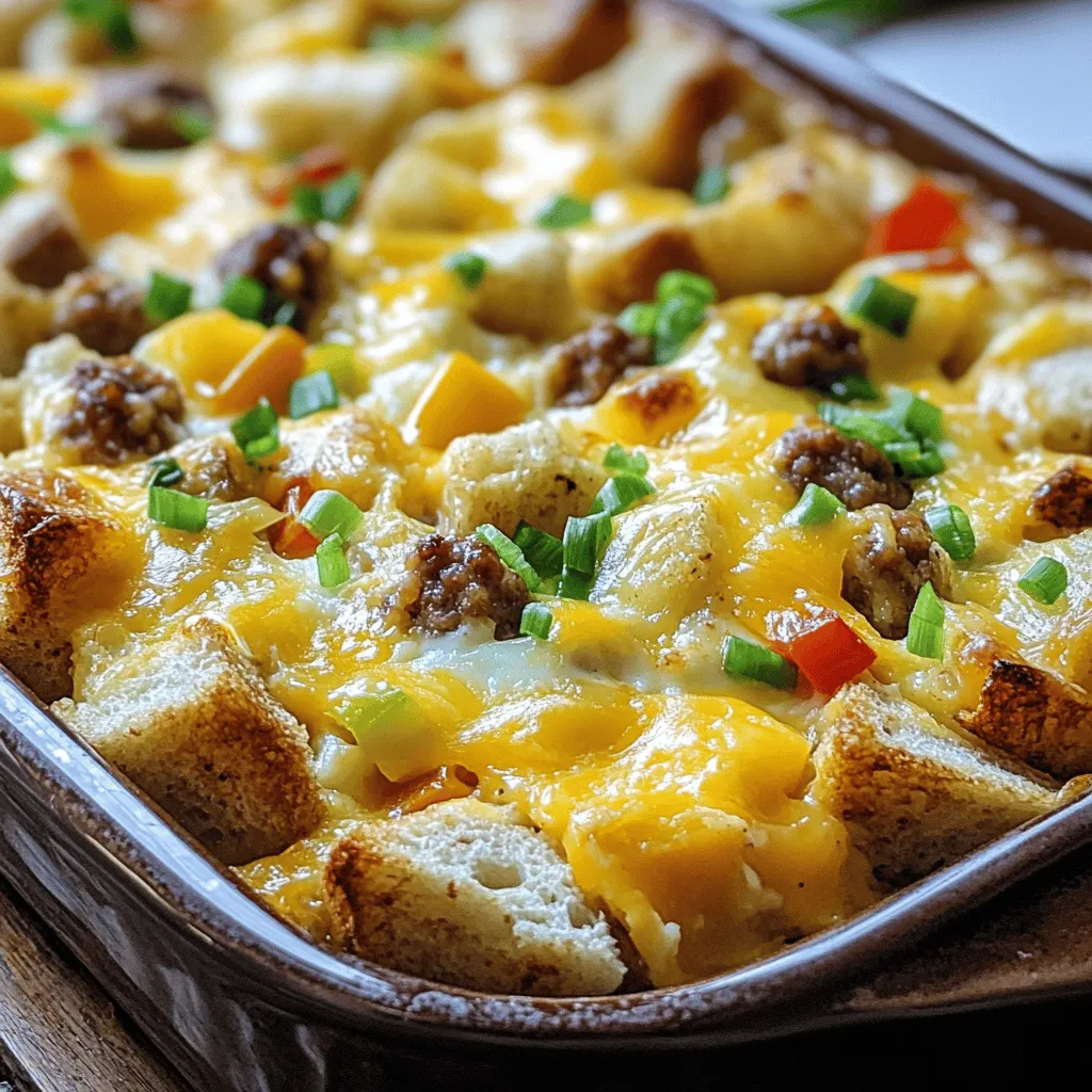 Cheesy Sausage and Egg Casserole Savory Breakfast Dish