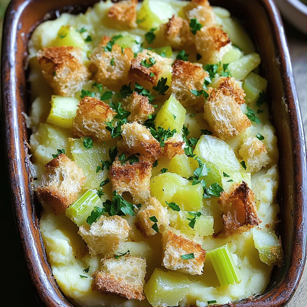 Amish Potato Stuffing Wholesome and Comforting Dish
