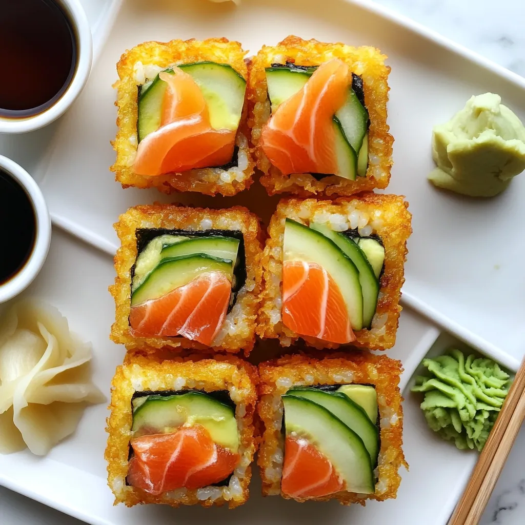 Crispy Rice Sushi Delightful and Easy to Make Dish
