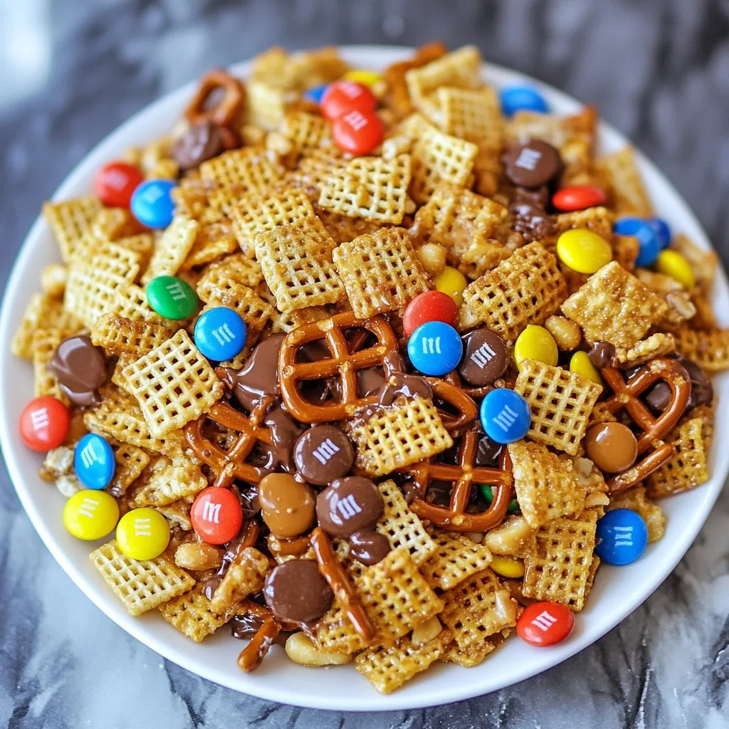 Peanut Butter Chocolate Chex Mix Quick and Tasty Treat