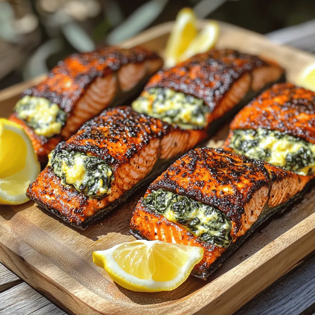For a great blackened salmon recipe, you need fresh and quality ingredients. Each piece plays a role in taste and texture. The salmon is the star, but the filling is what makes it shine.