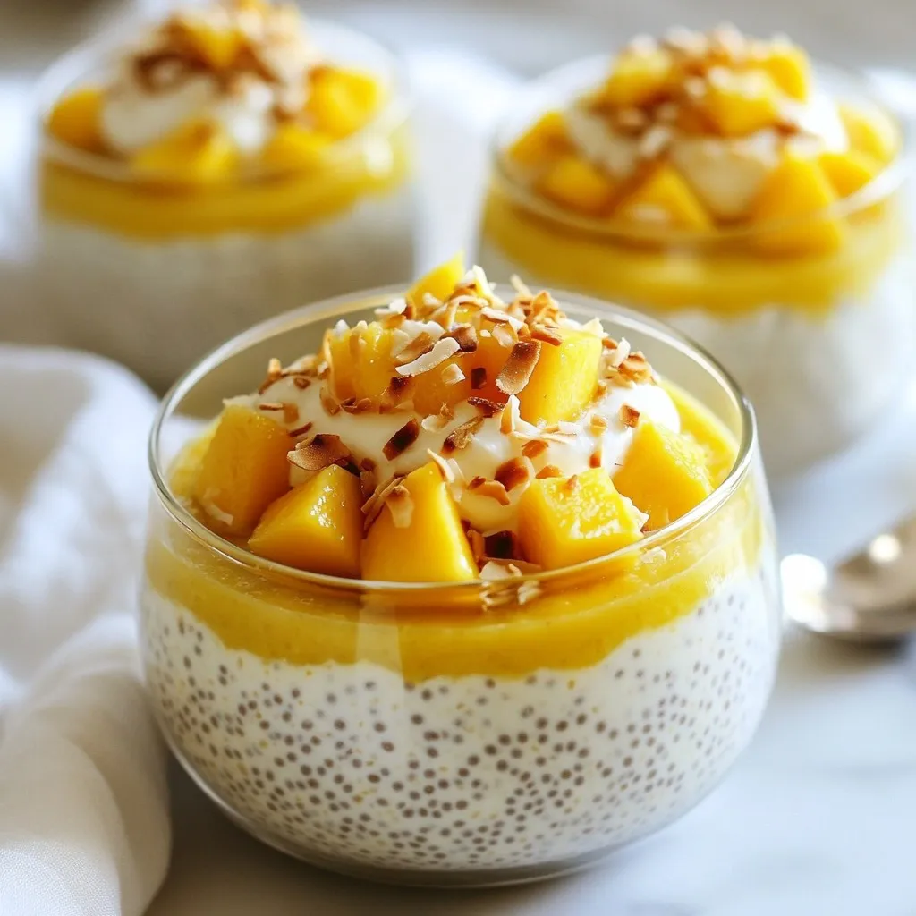 Coconut Mango Chia Pudding Easy and Nourishing Dish
