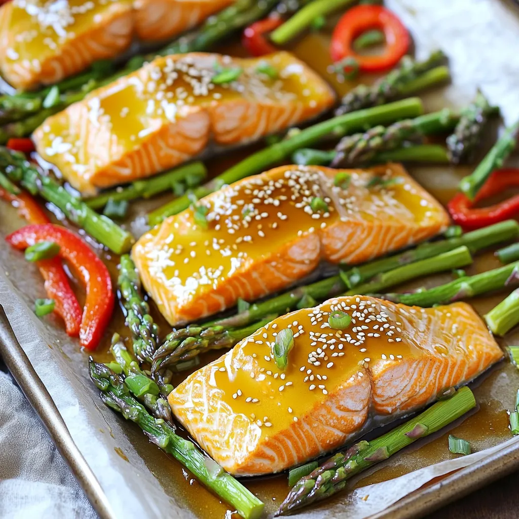 Sheet Pan Maple Dijon Salmon Tasty and Quick Dish