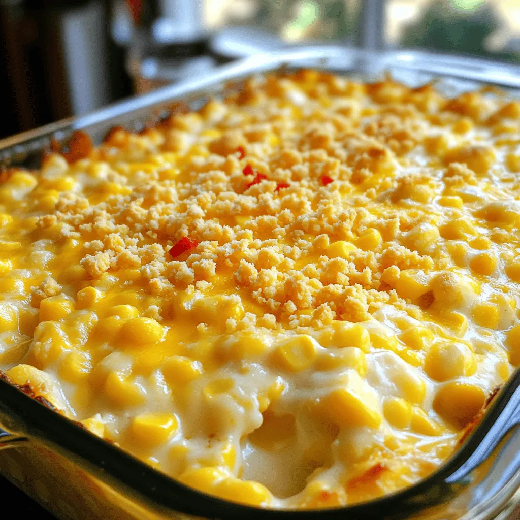 Cheesy Corn Casserole Delightful and Simple Recipe