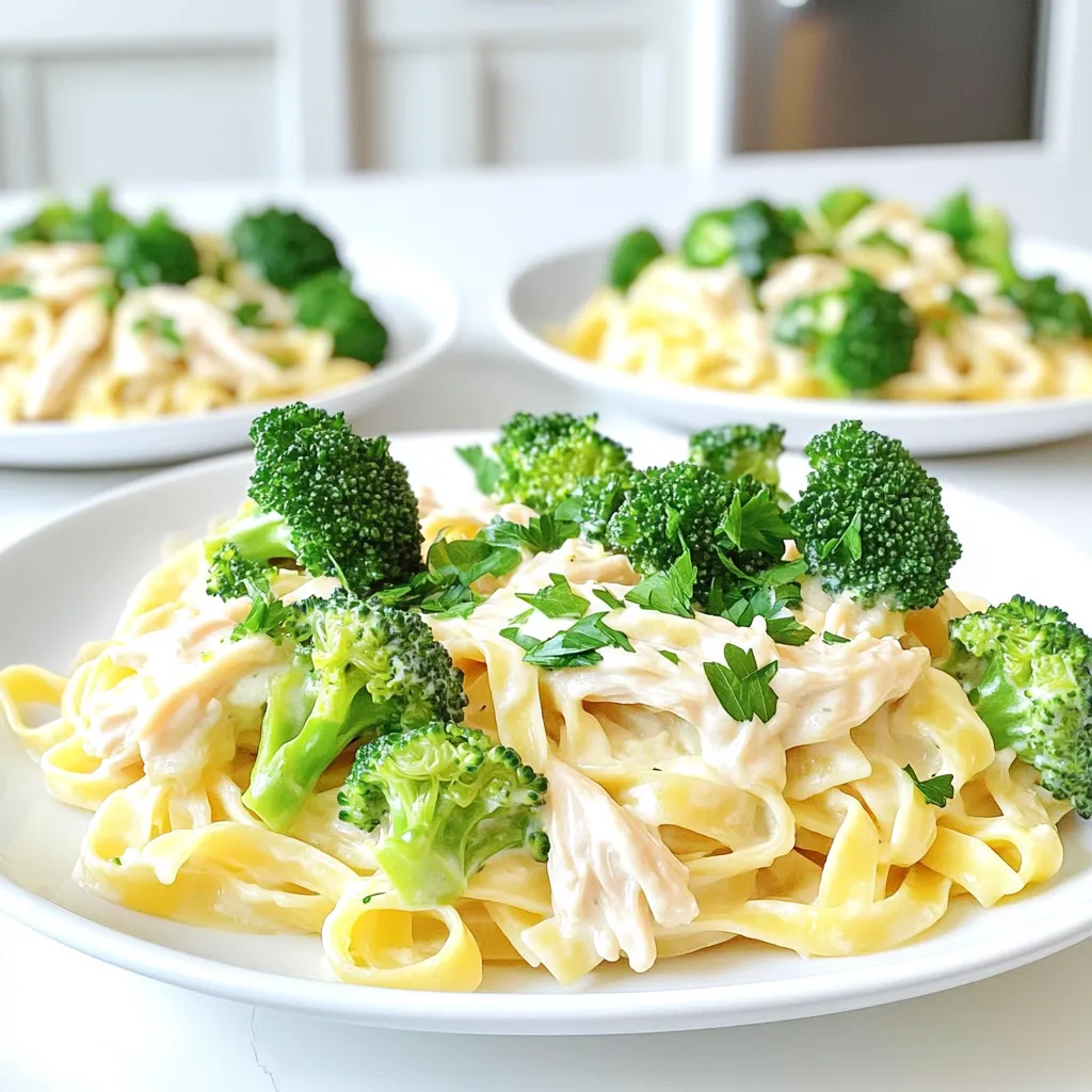 Creamy Chicken Alfredo Slow Cooker Delightful Meal