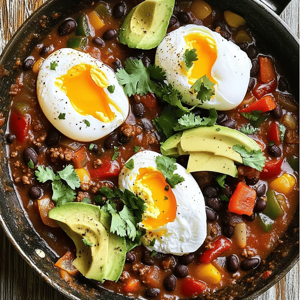 Breakfast chili is a fun way to start your day. It combines bold flavors and nutrition. Here are the key ingredients that make this dish special.