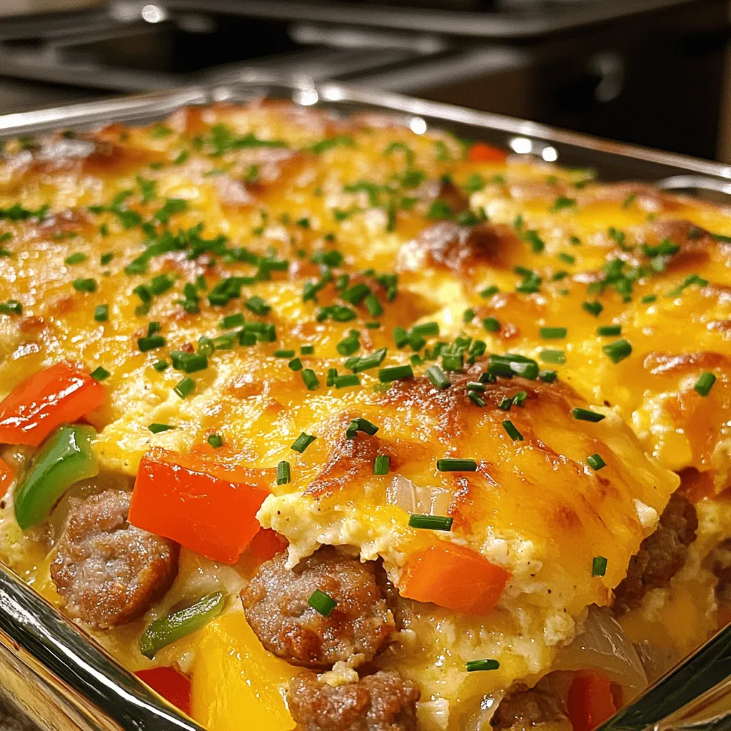 The BEST Sausage Breakfast Casserole Tasty and Easy Meal