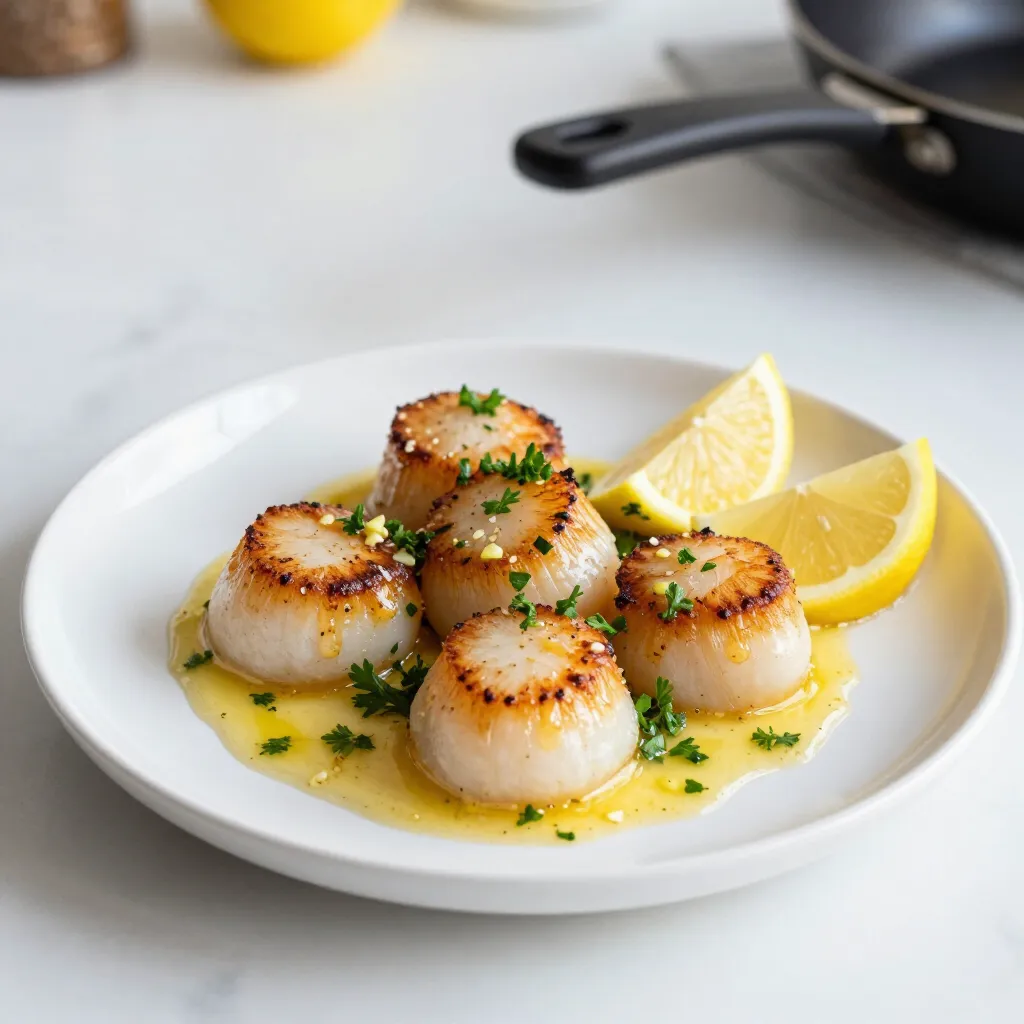 Lemon Garlic Butter Scallops Quick and Tasty Delight