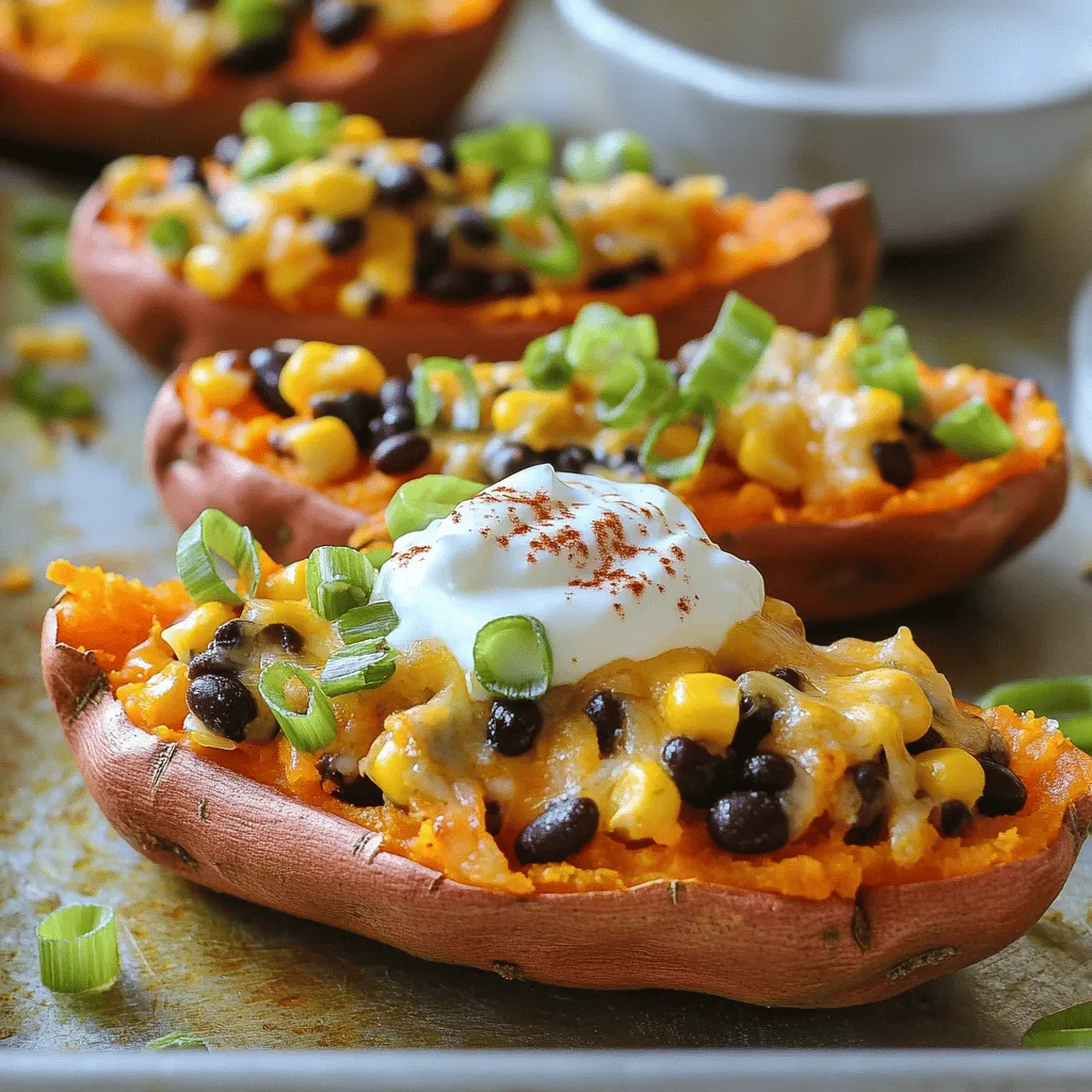 Loaded Sweet Potato Skins Tasty and Easy Recipe