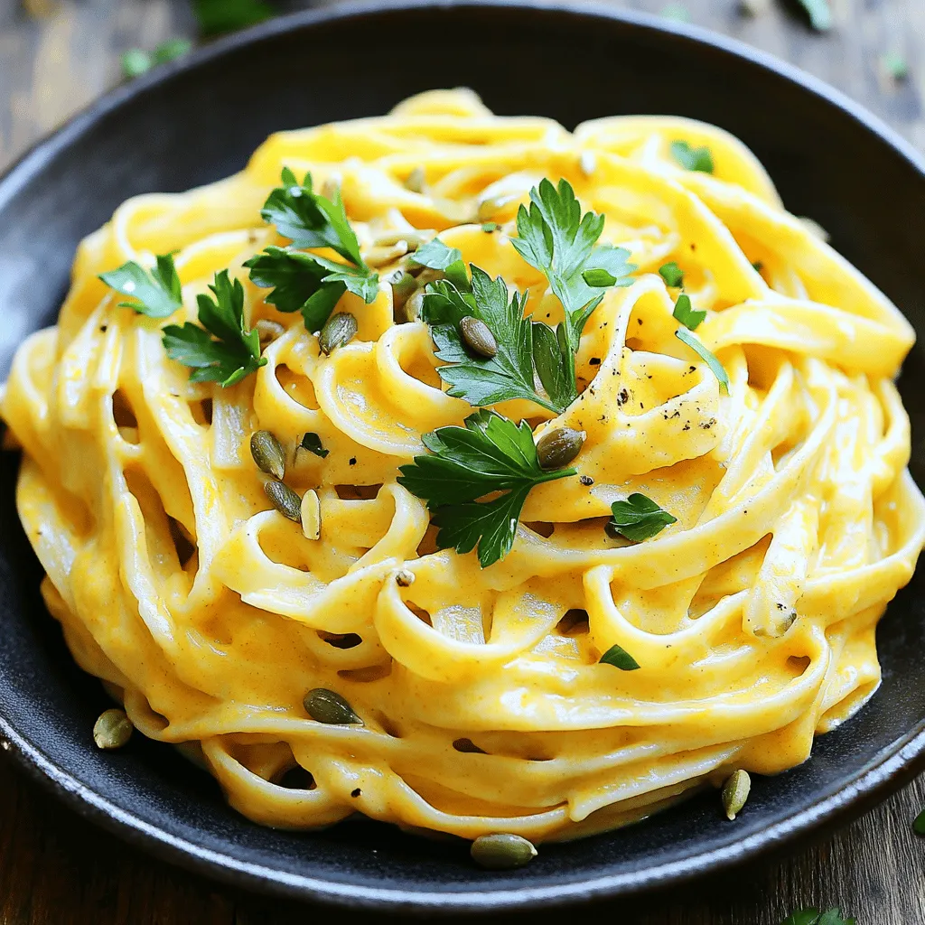 Creamy Pumpkin Alfredo Pasta Irresistible Dinner Idea