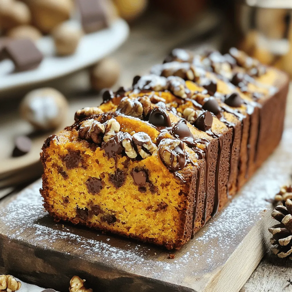 Making pumpkin chocolate chip bread is simple. You only need a few key ingredients.