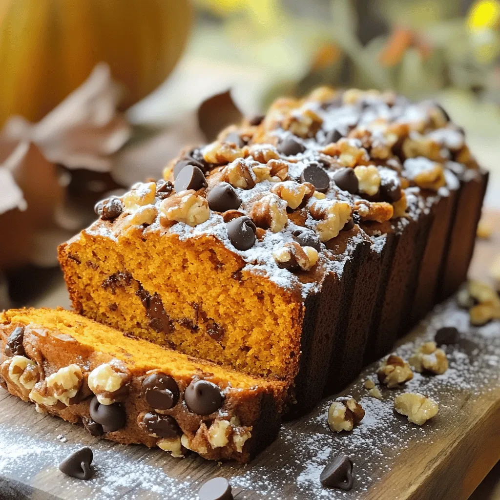 Pumpkin Chocolate Chip Bread Easy and Tasty Recipe