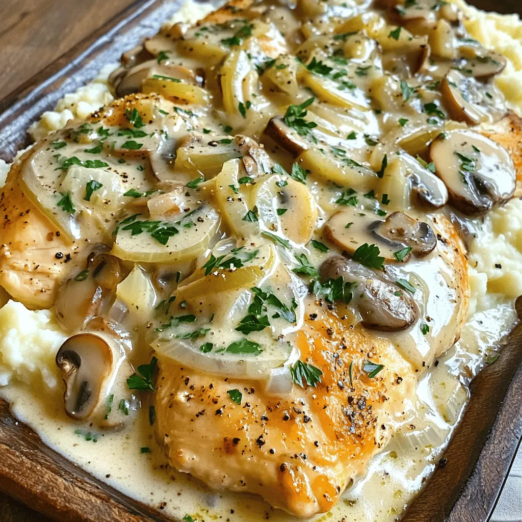 Creamy Mushroom Chicken Slow Cooker Delight