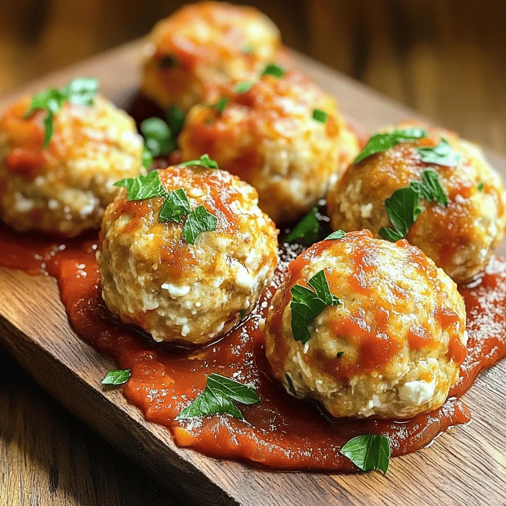Baked chicken ricotta meatballs are a tasty twist on classic meatballs. They combine ground chicken with creamy ricotta cheese. This mix gives each meatball a moist, rich flavor. Using chicken makes them lighter than traditional beef meatballs. You get a healthy baked meatball that is still full of flavor.