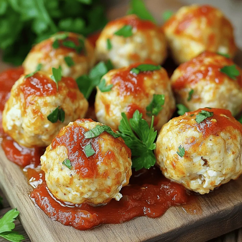 Baked Chicken Ricotta Meatballs Recipe Digital Download