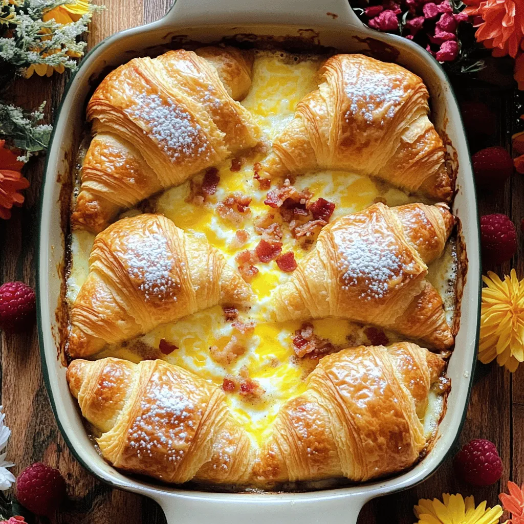Overnight Croissant Breakfast Delightful and Easy Dish