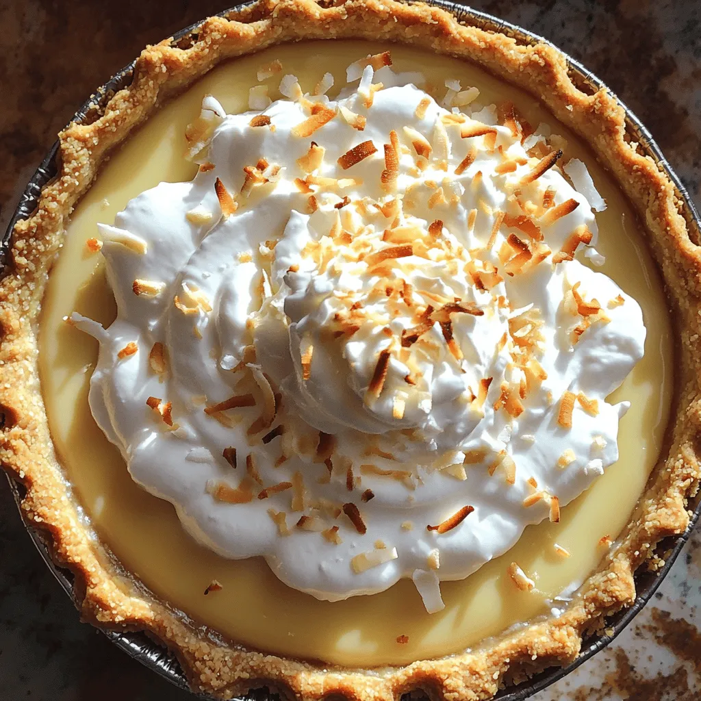 Coconut Cream Pie Simple and Delicious Recipe Guide