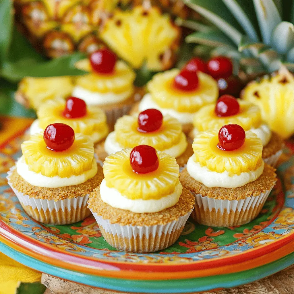 Mini Pineapple Upside-Down Cheesecakes Delightful Recipe
