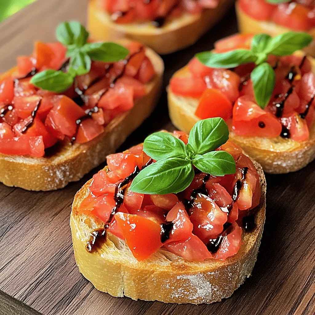 Tomato Basil Bruschetta Flavorful Fresh Appetizer