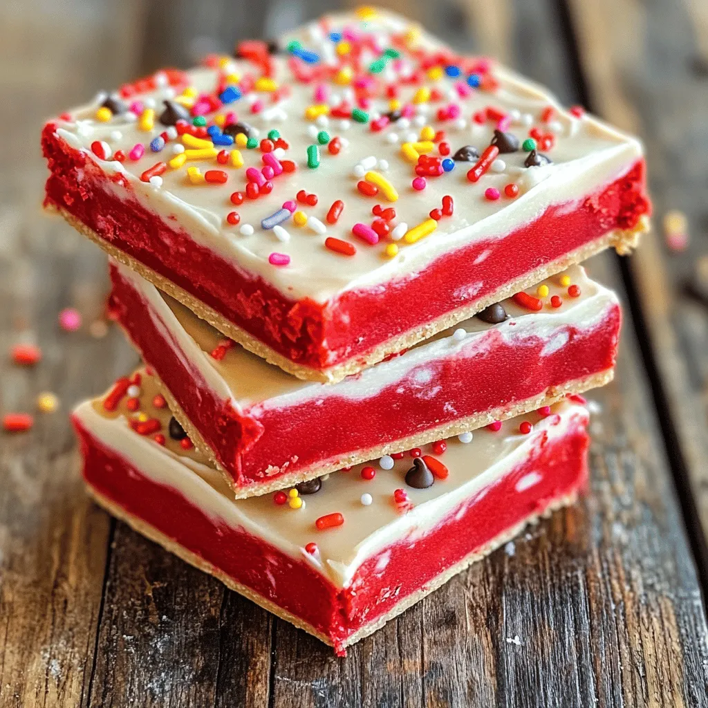 Irresistible Red Velvet Cookie Dough Bars Recipe