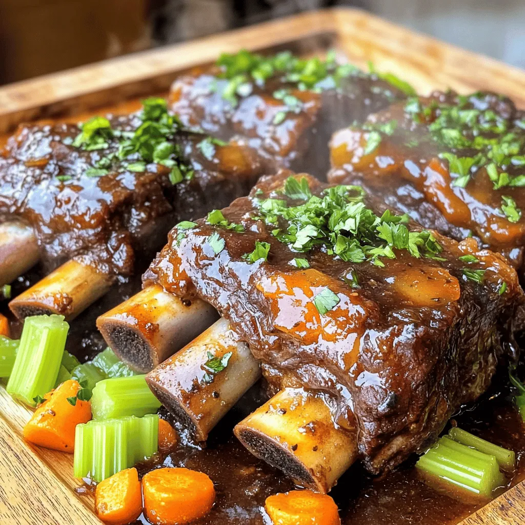 For a great cabernet braised beef ribs recipe, you need a few key ingredients. First, get 4 pounds of beef short ribs. These ribs are perfect for braising because they are rich and flavorful. You