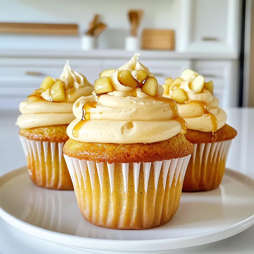 Apple Cider Cupcakes Maple Frosting Tasty Delight