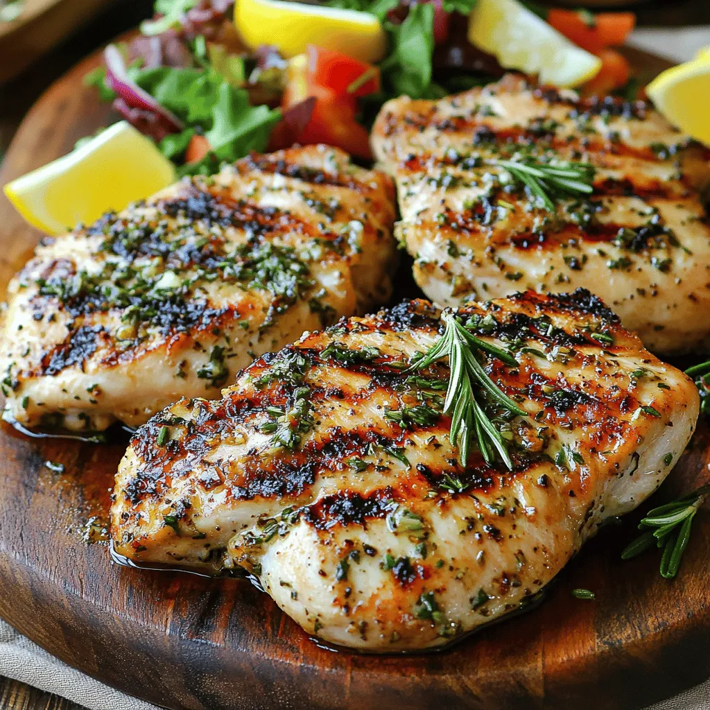 Garlic Herb Grilled Chicken Flavorful and Juicy Meal