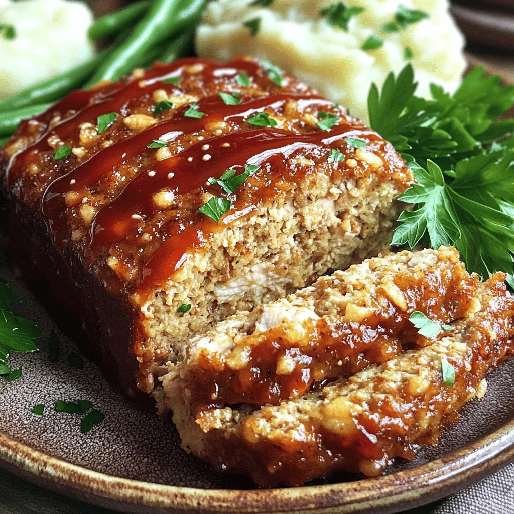 Garlic Parmesan Chicken Meatloaf Healthy Family Meal