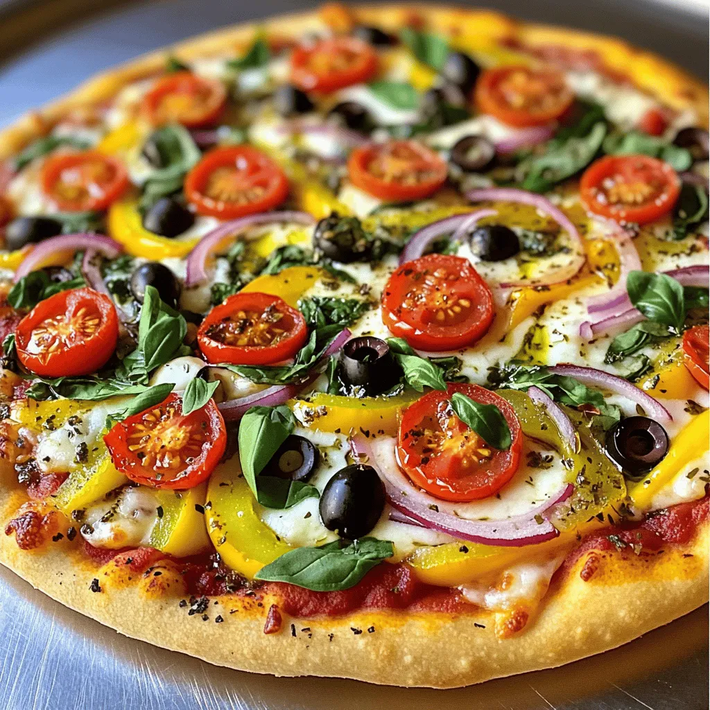 Garden Veggie Pizza Flavorful and Healthy Choice