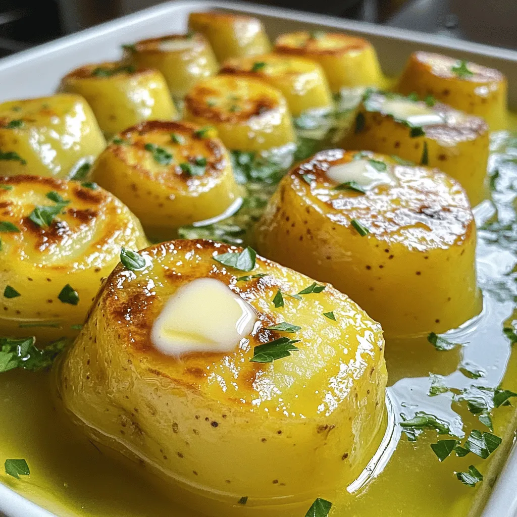 Fondant potatoes are a special dish that brings out the best in potatoes. They are cut into cylinders, seared on the outside, and then roasted in broth. This unique cooking process gives them a rich taste and creamy texture. Fondant potatoes differ from other potato dishes like mashed or roasted potatoes because of their cooking method.