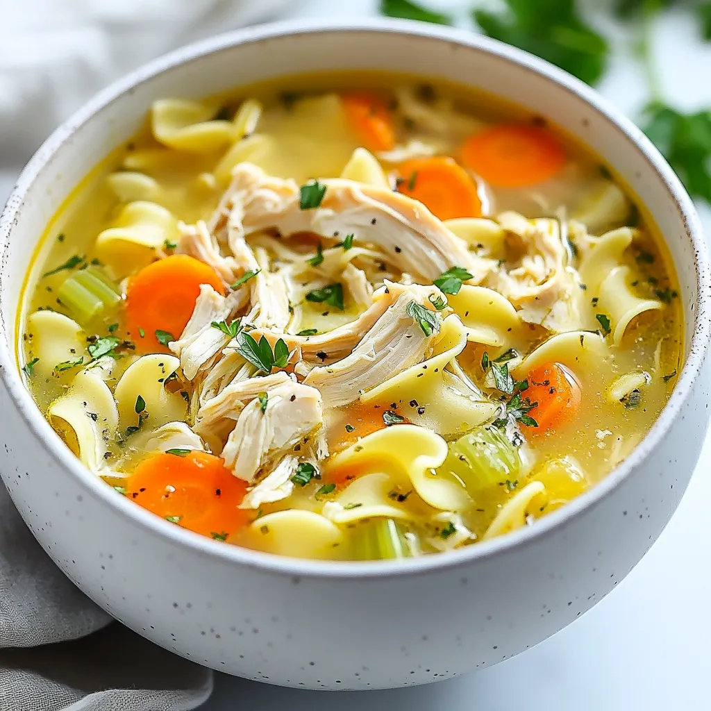 Instant Pot Chicken Noodle Soup Comforting Delight