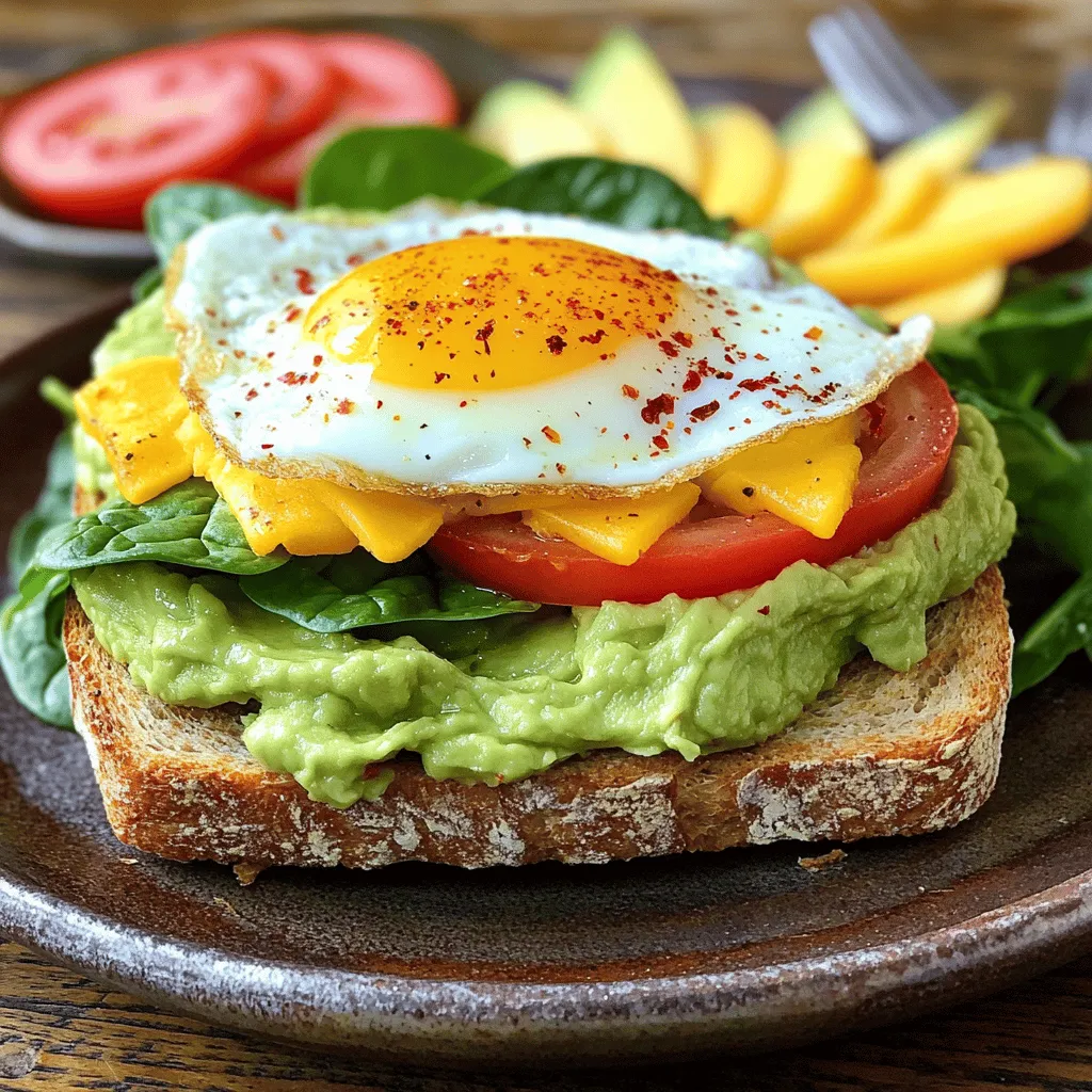 Avocado Breakfast Sandwich Simple and Savory Dish