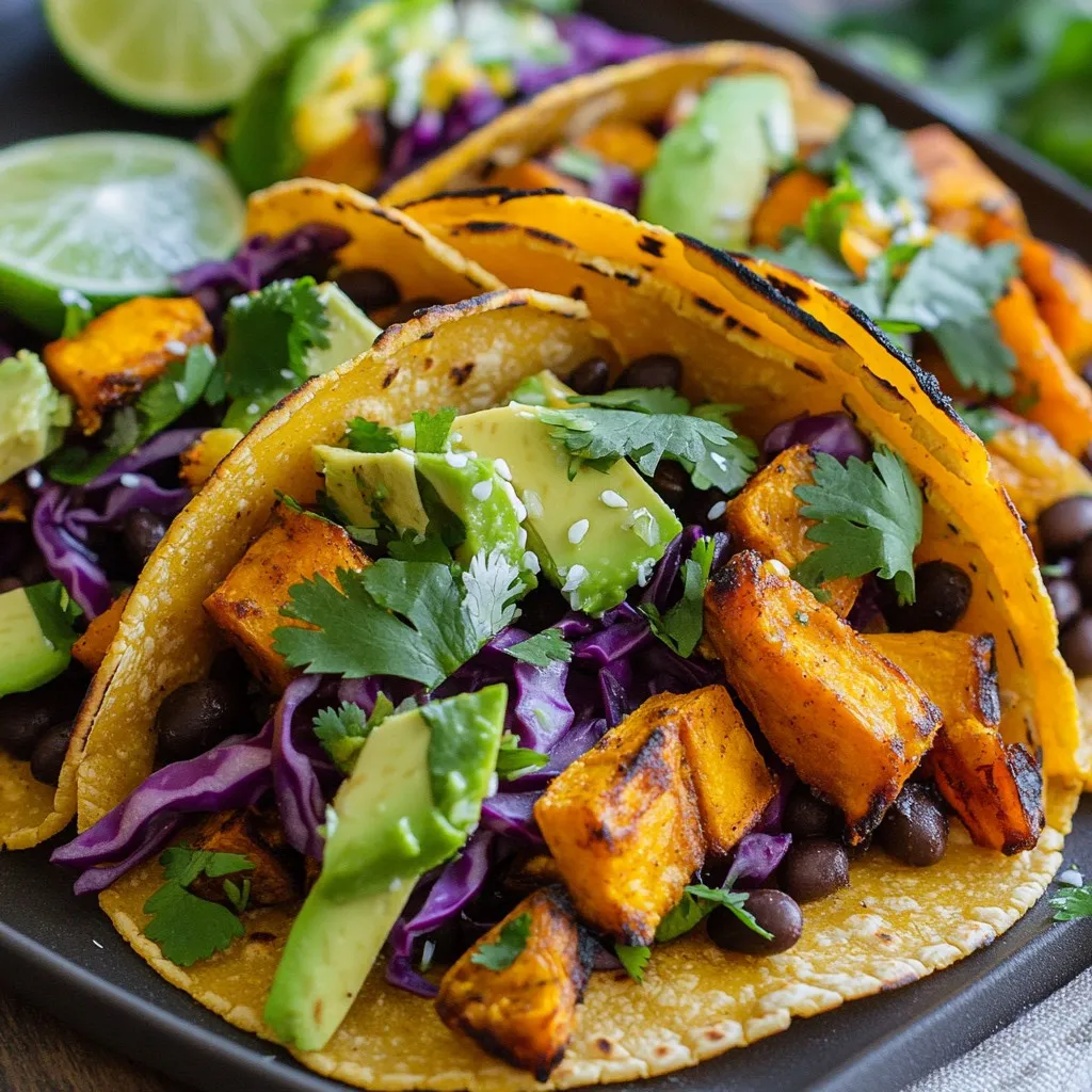 Spicy Chipotle Sweet Potato Tacos Flavorful Delight