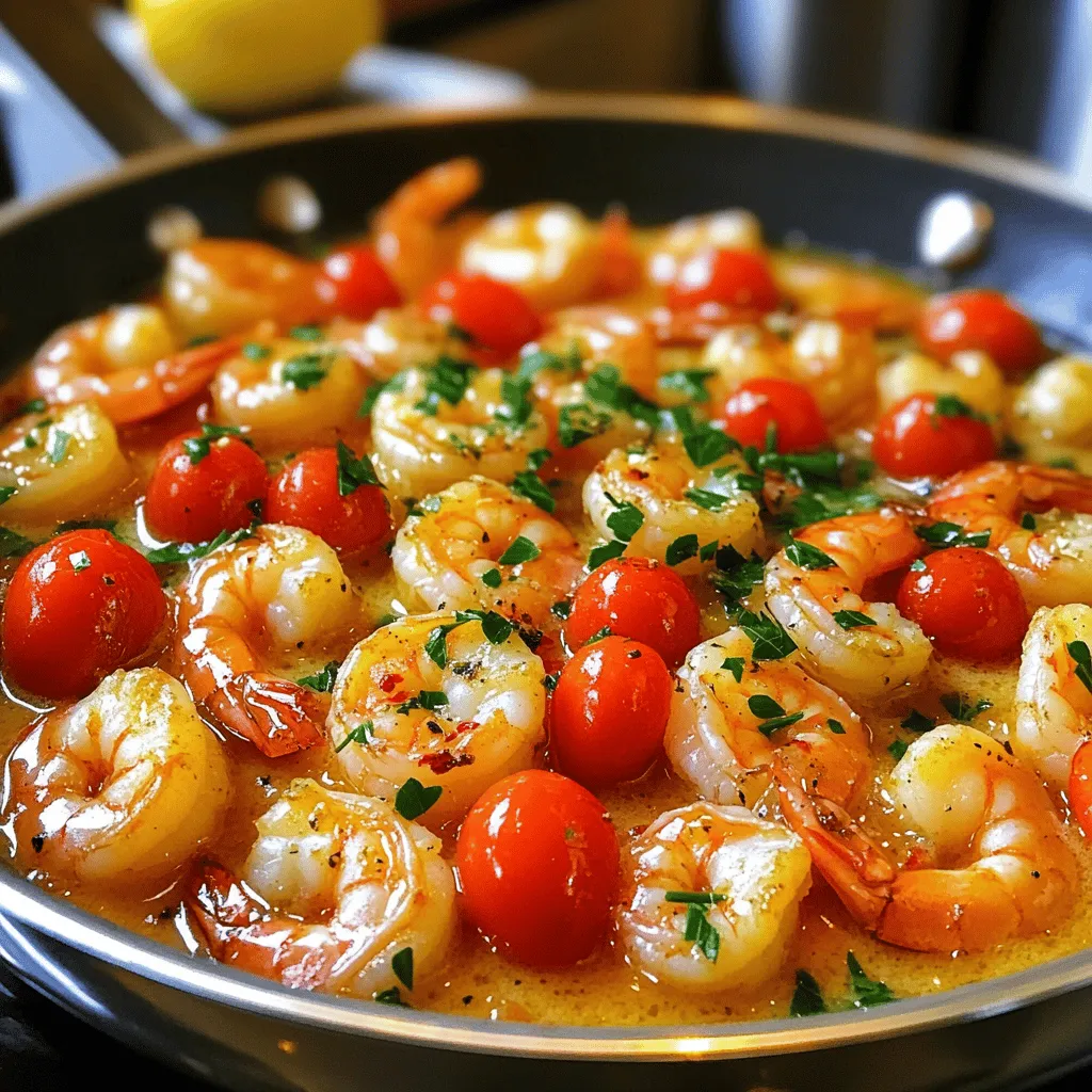 Garlic Butter Shrimp Skillet Easy and Flavorful Dish