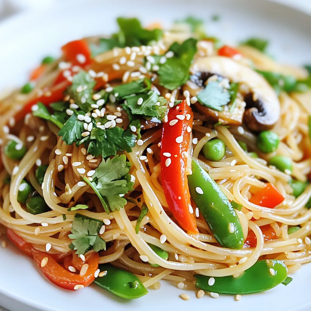 Sesame Ginger Noodle Stir Fry Flavorful and Quick Meal