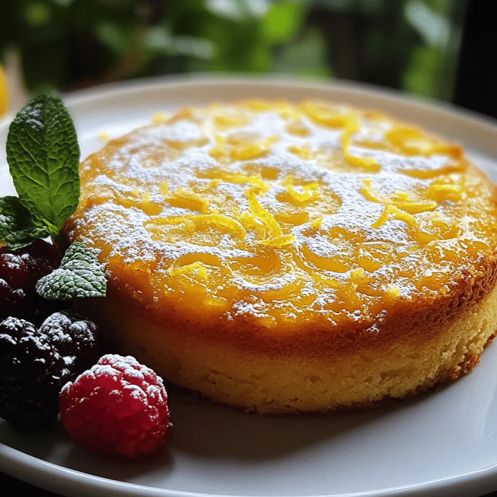 - 1 cup granulated sugar - 1/2 cup unsalted butter, softened - 4 large eggs - 1 cup whole milk - 1/4 cup freshly squeezed lemon juice - Zest of 2 lemons - 1 cup all-purpose flour - 1 teaspoon baking powder - 1/4 teaspoon salt - 1/2 teaspoon vanilla extract - Powdered sugar for dusting