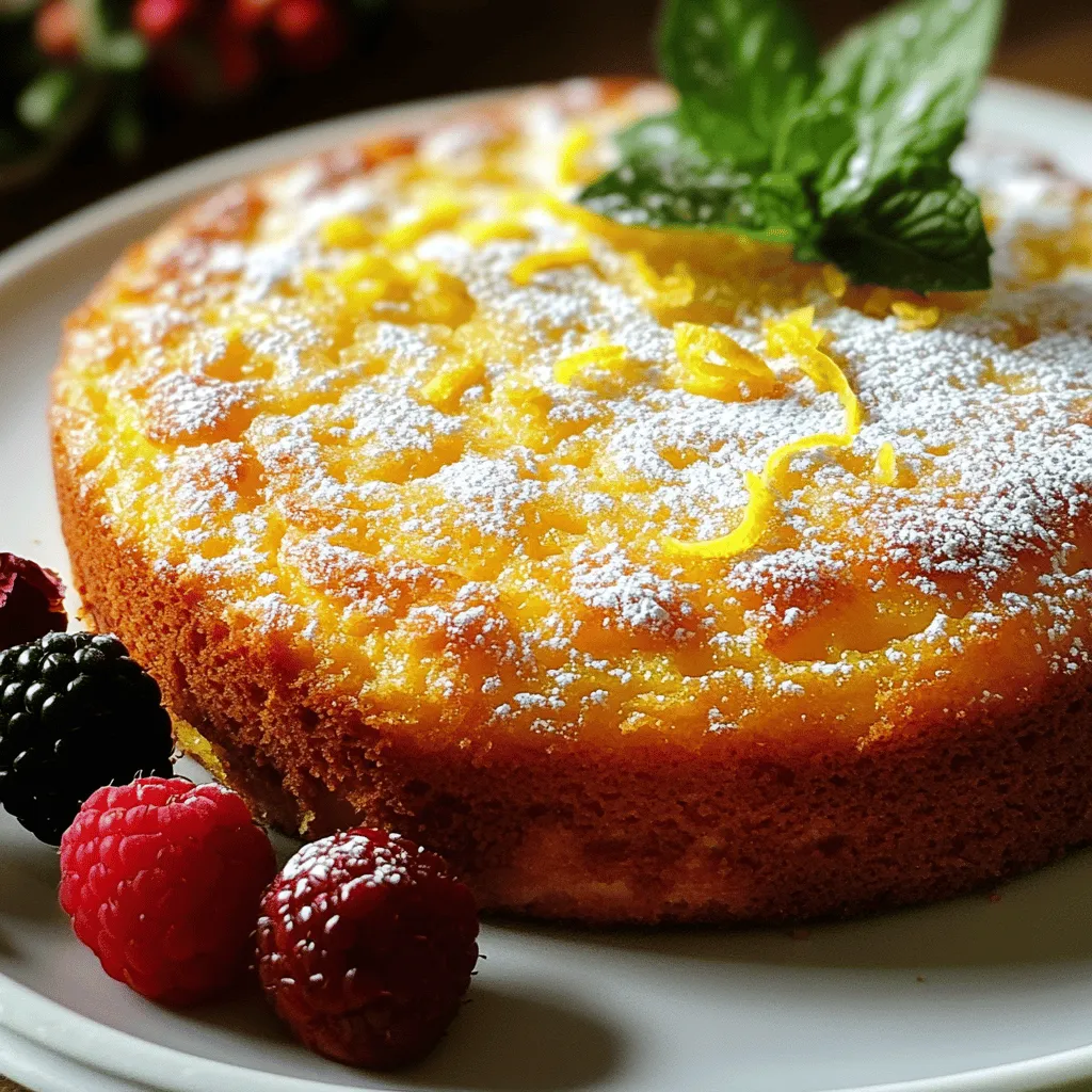 Lemon Custard Cake Delightful and Simple Recipe