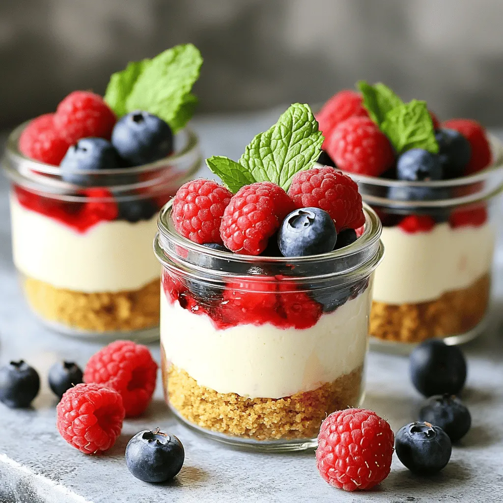 No-Bake Cheesecake Jars Simple Dessert Delight