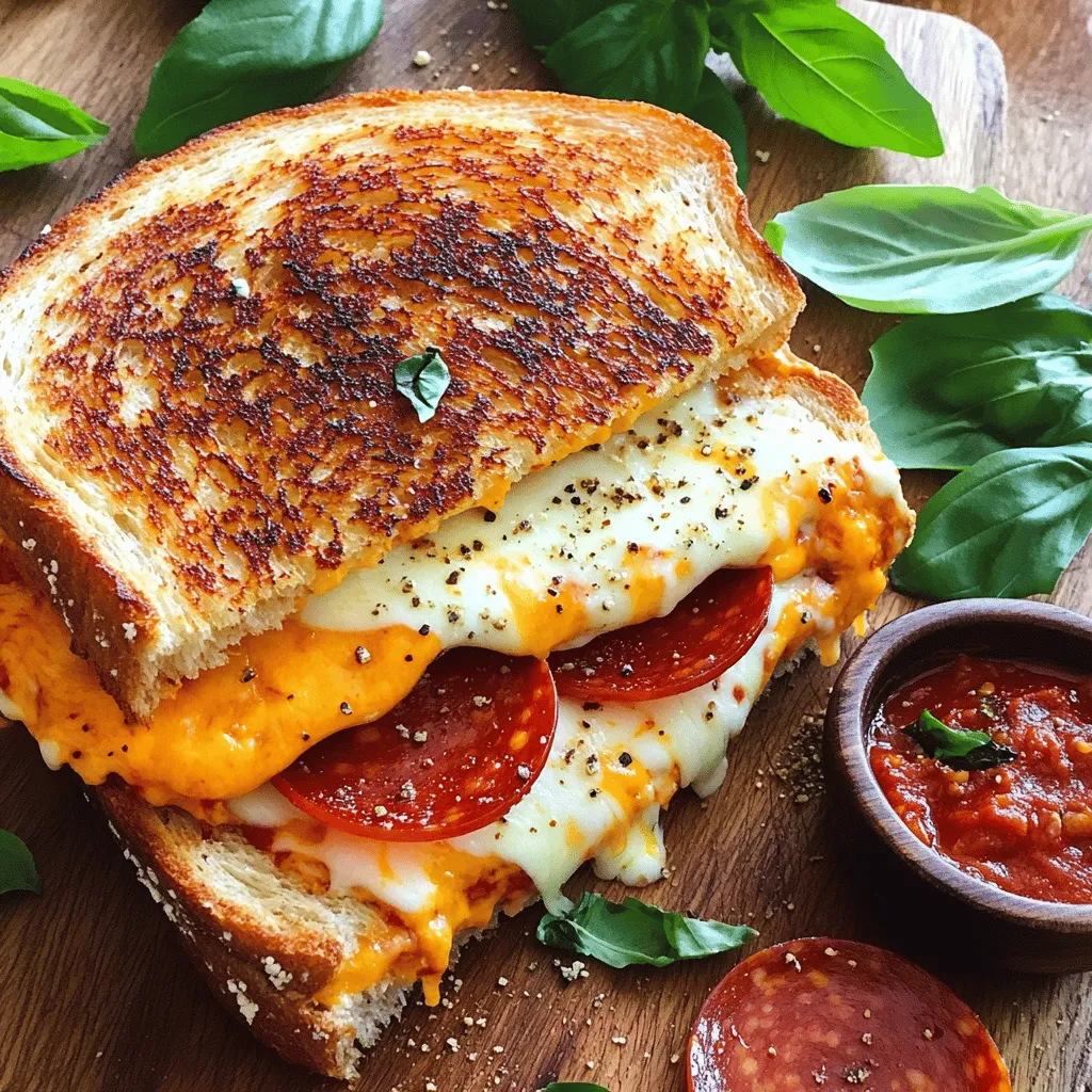 Best Recipe for Homemade Pizza Grilled Cheese Delight