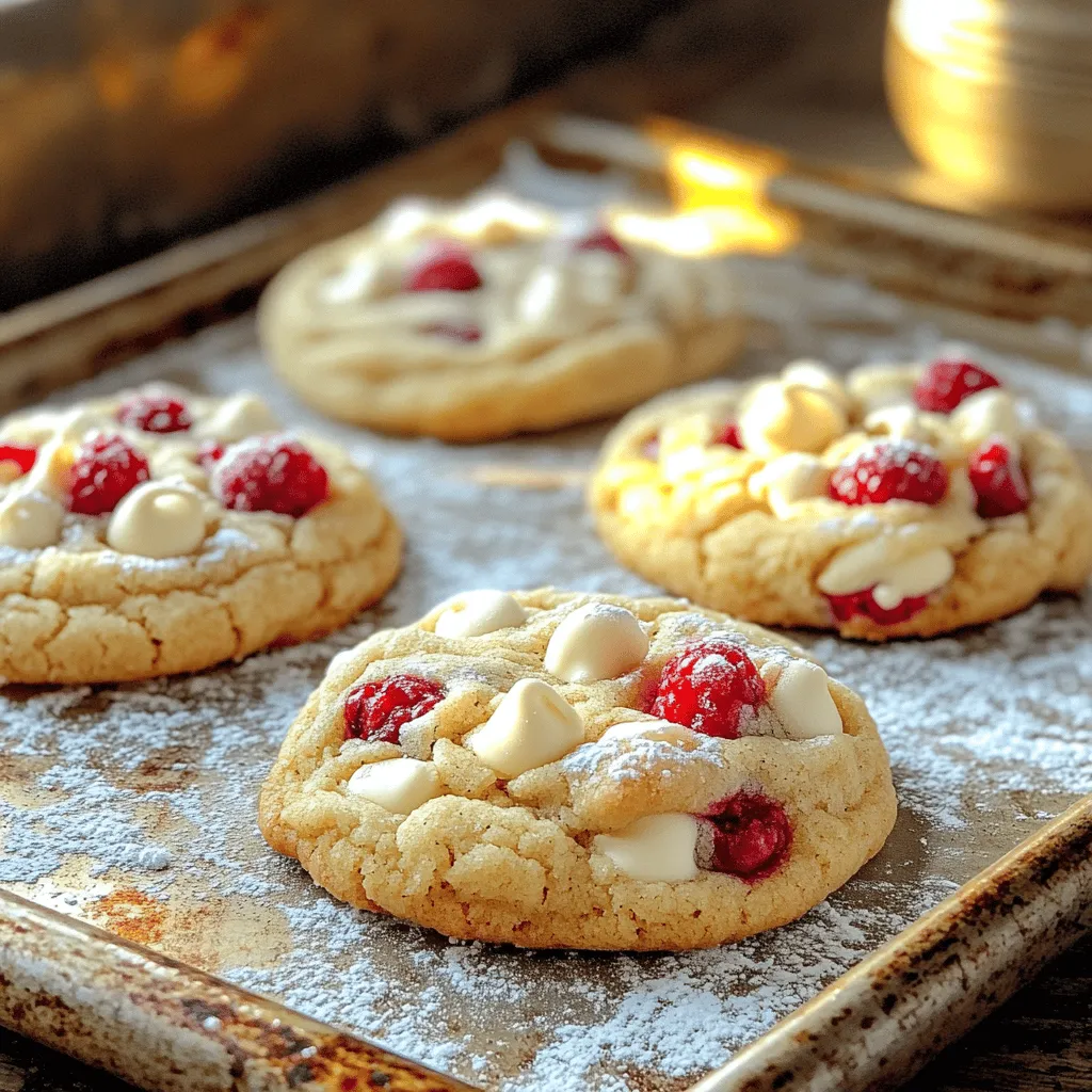 Irresistible White Chocolate Raspberry Cookies Recipe