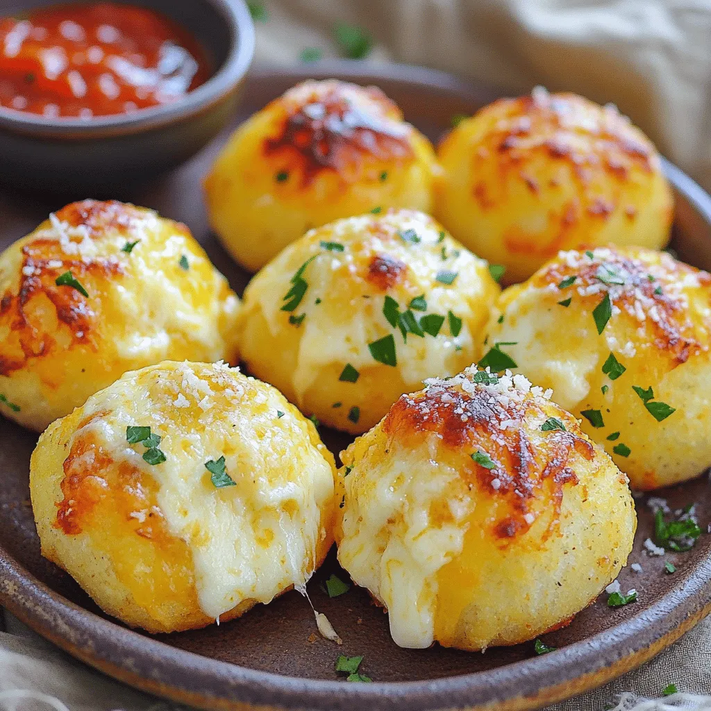 - 1 can (16.3 oz) Pillsbury refrigerated biscuit dough - 1 cup shredded mozzarella cheese - 1/2 cup grated Parmesan cheese - 4 tablespoons unsalted butter, melted - 3 cloves garlic, minced - 1 tablespoon fresh parsley, chopped (or 1 teaspoon dried parsley) - 1/2 teaspoon Italian seasoning - 1/4 teaspoon salt - 1/4 teaspoon black pepper